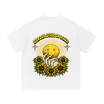 Garden State Flower Face Tee- Yellow