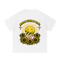 Garden State Flower Face Tee- Yellow