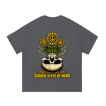 Garden State Flower Skull Tee- Yellow