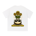 Garden State Flower Skull Tee- Yellow