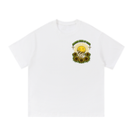 Garden State Flower Face Tee- Green