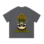 Garden State Flower Skull Tee- Green