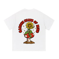 Garden State Flower Smoke Tee- Red