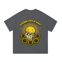Garden State Flower Face Tee- Yellow