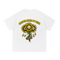 Garden State Flower Hand Tee- Yellow