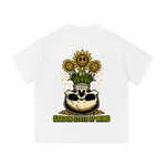 Garden State Flower Skull Tee- Green