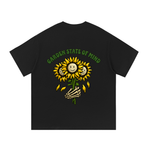 Garden State Flower Hand Tee- Green