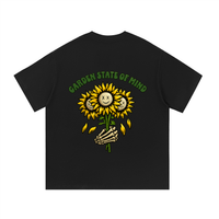 Garden State Flower Hand Tee- Green