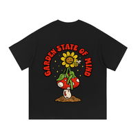Garden State Flower Smoke Tee- Red