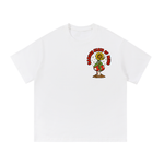 Garden State Flower Smoke Tee- Red