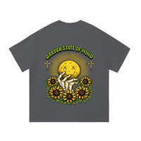 Garden State Flower Face Tee- Green