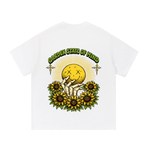 Garden State Flower Face Tee- Green