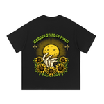 Garden State Flower Face Tee- Green