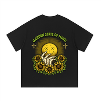 Garden State Flower Face Tee- Green